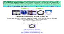 Desktop Screenshot of calciumhydroxide.org