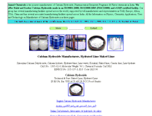 Tablet Screenshot of calciumhydroxide.org
